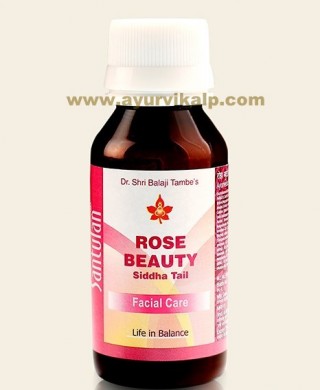 Dr. Balaji Tambe, Santulan ROSE BEAUTY Sidhha Oil, 50ml, Facial Care