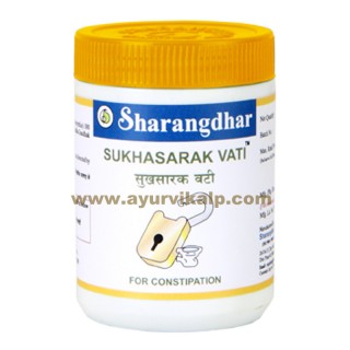 Sharangdhar SUKHASARAK VATI, 60 Tablets, Constipation