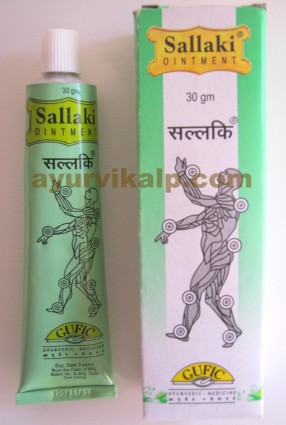 Gufic SALLAKI Ointment, 30gm, for Musculo Skeletal Pain
