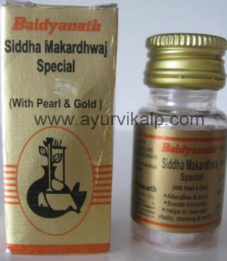 SIDDHA MAKARDHWAJ SPECIAL (Ayurved Sar Sangraha) Baidyanath, 10 Tablets