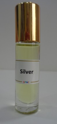 Silver, Attar Perfume Oil Exotic Long Lasting Roll on