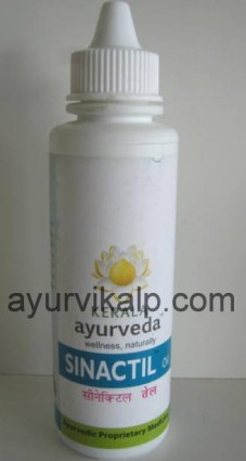 SINACTIL Oil, Kerala Ayurveda, 100 ml, Sinusitis, Rhinitis