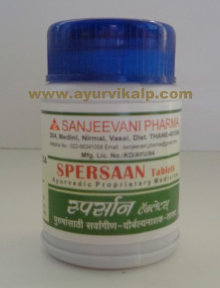 Sanjeevani Pharma, SPERSAAN, 40 Tablets, Male Vitality