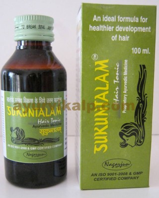 Nagarjun SUKUNTALAM Hair Tonic, 100ml, for Dandruff, Hair loss