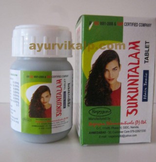 Nagarjun SUKUNTALAM, 60 Tablets, Help in Growth of Healthy Hair