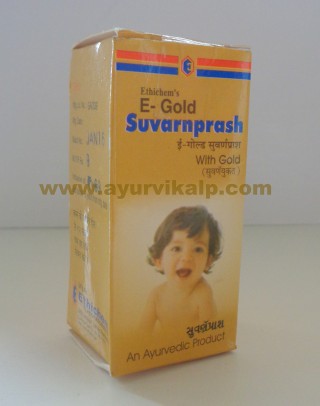 Ethichem,  E-Gold SUVARNPRASH WITH GOLD,  15ml, Child's Growth, Mental Growth Effectively