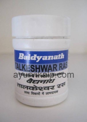 TALKESHWAR Ras (Bhav Prakash) Baidyanath, 20 tablets