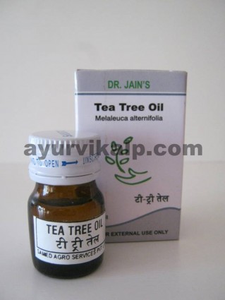 Dr. Jain's TEA TREE Oil, 5ml, Antifungal, expectorant, immunostimulant