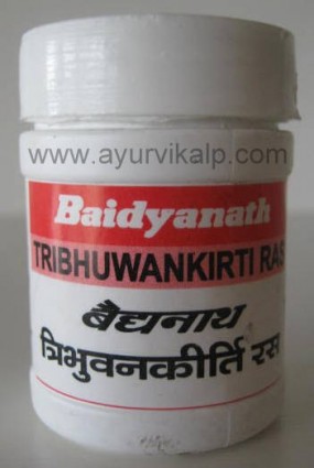 TRIBHUWANKIRTI Ras (Yog Ratnakar) Baidyanath, 40 Tablets