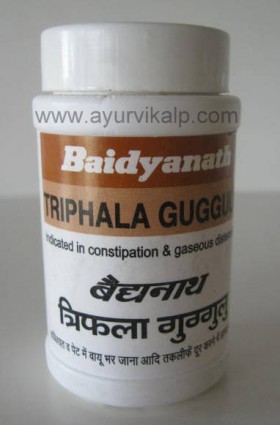 TRIPHALA Guggulu (Siddhayog Sangraha)  Baidyanath, 80 tablets