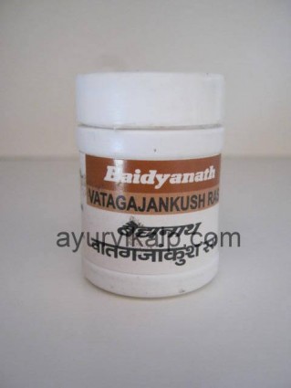 VATGAJANKUSH Ras Rasendra Saar Sangrah Baidyanath, 80 tablets