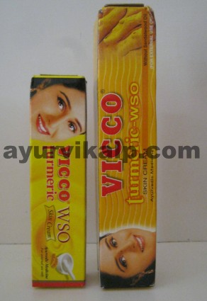 VICCO Turmeric WSO Skin Cream, 15g & 30g, Improves tonal quality