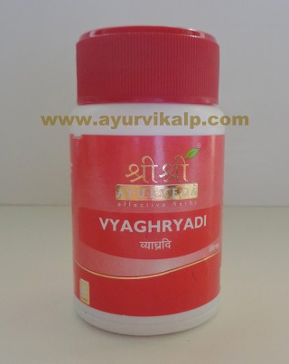 Sri Sri Ayurveda, VYAGHRYADI, 60 Tablets, Fever, Cough, Rhinitis
