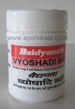 VYOSHADI Bati (Sharangadhar Samhita) Baidyanath, 40 Tablets