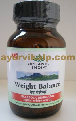 Organic India WEIGHT BALANCE, 60 Capsules, for Excess Weight And Obesity