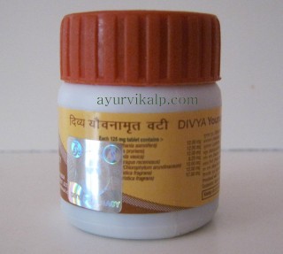 Divya Youvnamrit Vati Ayurvedic 40 tablets, for Promoting Sexual Desire
