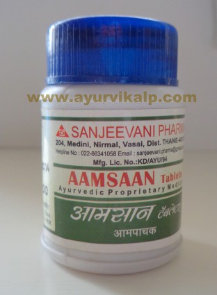 Sanjeevani Pharma, AAMSAAN, 50 Tablets, Digestive, Aam Pachak