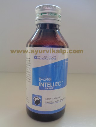 Millennium Herbal Care, INTELLEC SYRUP, 100ml,  Weak Memory, Lack of Concentration