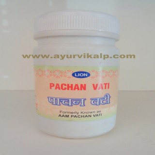 LION, AAM PACHAN VATI, Ayurvedic 200 Tablets, For Indigestion, Stomach Problems
