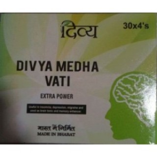 Divya Medha Vati, 120 Tablet, For Memory Loss & Improving Intelligence