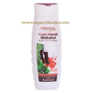Patanjali, Kesh Kanti, SHIKAKAI Hair Cleanser, 200ml, Reduces Hair Fall, Graying And Itchy Scalp