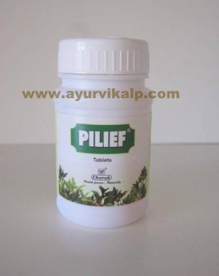 Charak PILIEF, 40 Tablets, for Internal & External Piles