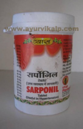 Vyas, SARPONIL, 50 Tablets, For Hypertension