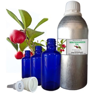 WINTERGREEN OIL, Gaultheria Procumbens, 100% Pure & Natural Essential Oil