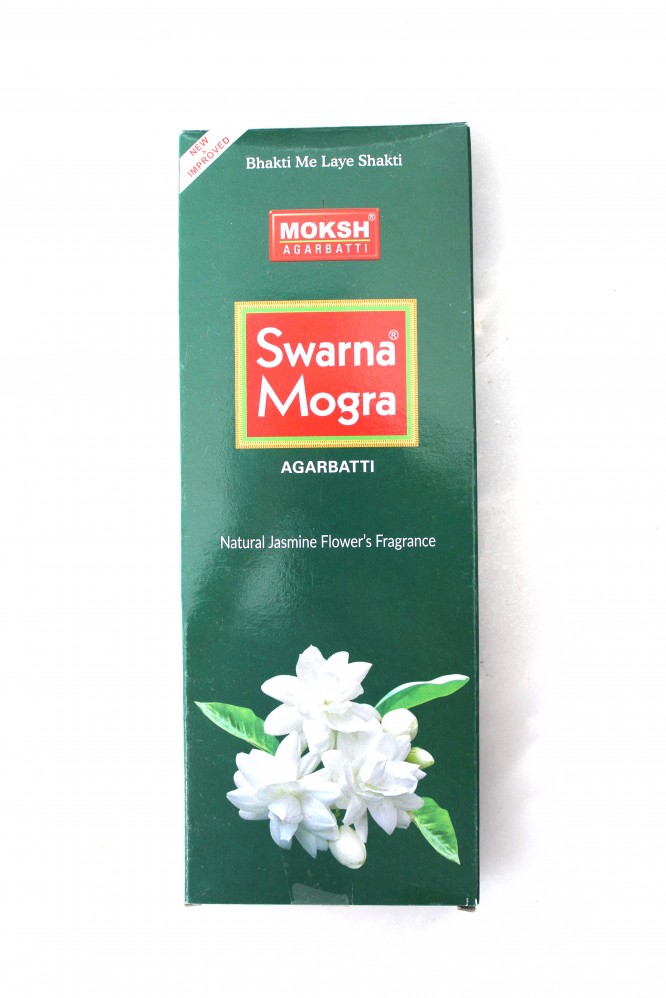 Moksh Agarbatti, SWARNA MOGRA, Natural Incense Sticks, 75g | United States