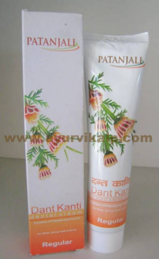 Dentifrice Patanjali Dant Kanti - Lot De 5 X 100g - Ingrédients Naturels - Neuf